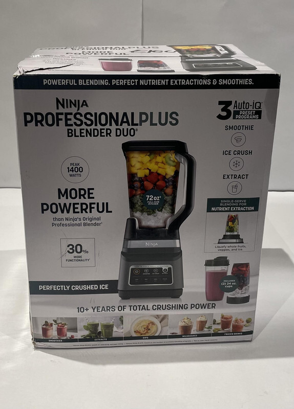 NINJA PROFESSIONALPLUS BLENDER DUO W/1400-PEAK-WATT MOTOR BASE
