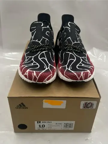 ADIDAS AM4MLS EF2302 Red and Black SOCCER CLEATS MENS SIZE 10