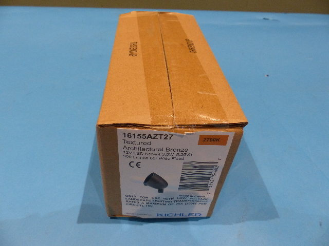 KICHLER 16155AZT27 LANDSCAPE LED 4 1/2IN HIGH BRONZE 3.5W 2700K WIDE FLOOD LIGHT