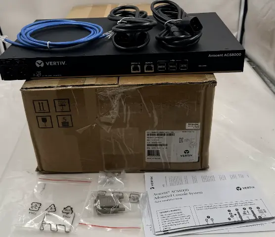 VERTIV AVOCENT ACS8000 SERIAL CONSOLE 48 PORT SERVER DUAL AC ACS8048DAC