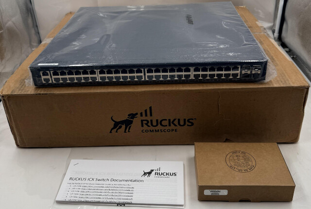 RUCKUS ICX 8200-48PF ICX8200-48PF 48 PORTS 1G POE+ ETHERNET NETWORK SWITCH