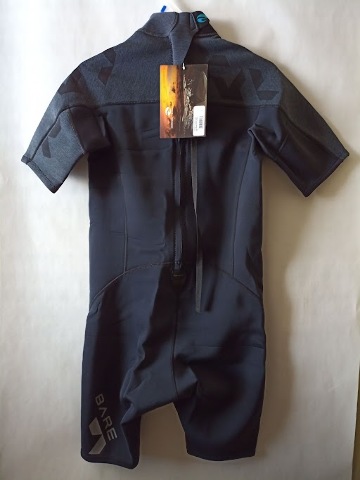 BARE 2MM REVEL SHORTY MENS XL GREY WET SUIT 001190GRY-50XL