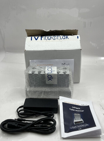 IVFTECH 12-TUBE WARMER BLOCK HEATER BATTERY POWERED 14ML LAB EMBRYOLOGY