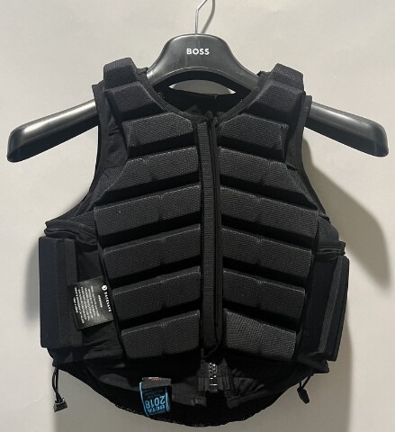 RACESAFE MOTION3 BLACK MEDIUM TALL/REGULAR YOUNG RIDER BODY PROTECTIVE VEST