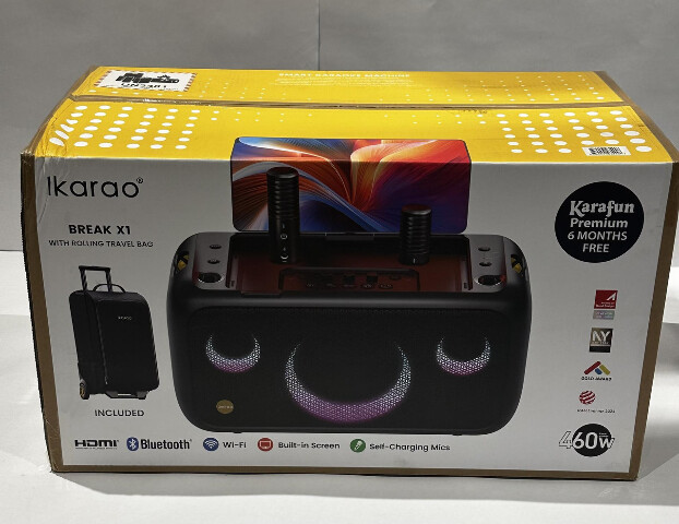 IKARAO BREAK X1 WITH ROLLING TRAVEL BAG SMART KARAOKE 