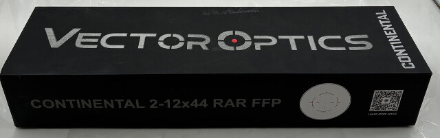 VECTOR OPTICS CONTINENTAL 2-12X44 FFP RIFLE SCOPE SCFF-69 34MM RAR RETICLE