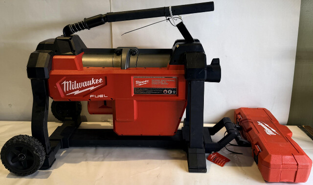 MILWAUKEE 2871-20 M18 FUEL 18V SEWER SECTIONAL MACHINE W/ CABLE DRIVE & TOOL KIT