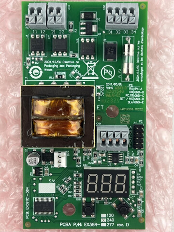 EEMAX EX384-240 CONTROL BOARD 240V INTERNAL CONTROL BOARD FOR WATER HEATER