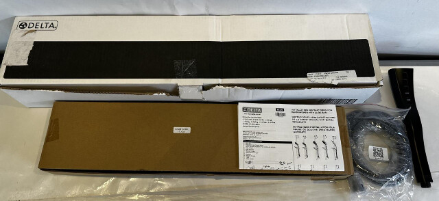 DELTA 51579-BL H20 KINETIC MATTE BLACK - SLIDE BAR HAND SHOWER