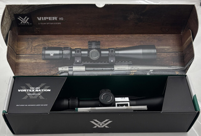 VORTEX VIPER HD VPR-31502 3-15X44 SFP RIFLESCOPE VMR-3 MOA RETICLE