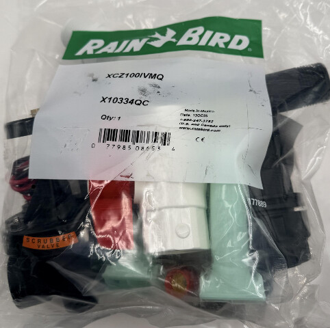 RAIN BIRD XCZ100IVMQ X10334QC 1" COMMERCIAL CONTROL ZONE KIT W/ PR BASKET FILTER