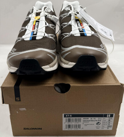 SALOMON XT-6 L4920990038 EARTH BROWN WALNUT UNISEX US 13 EU 48 ATHLETIC SNEAKERS