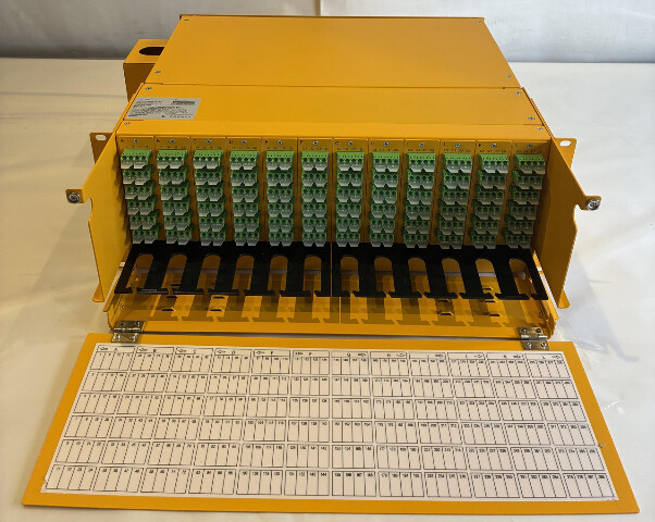 C-CONNEX RSPL-4U-288F-SM-RB-LCA-A-NS-ORG-ZAYO FIBER 4RU REAR SPLICE PANEL LC/APC