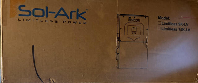 SOL-ARK SA-15K-2P 15KW LIMITLESS HYBRID INVERTER 48V 120/240V S00A NEMA 15K-LV