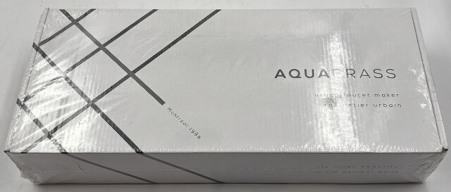 AQUABRASS MADISON ELECTRO BLACK TALL SINGLE-HOLE LAVATORY FAUCET 86020EBK