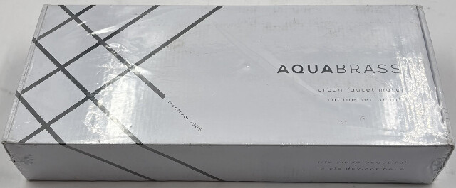 AQUABRASS MADISON TALL CHROME SINGLE-HOLE LAVATORY FAUCET 86020PC 86020