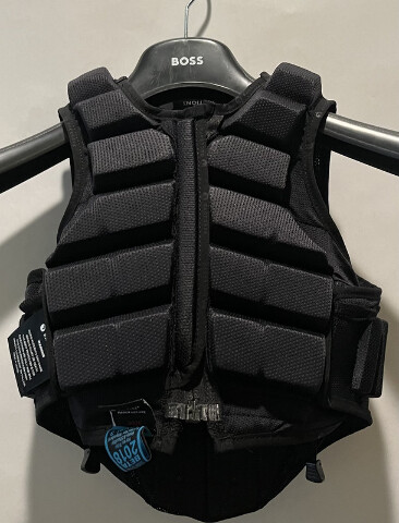 RACESAFE MOTION3 BLACK X-SMALL TALL/LONG YOUNG RIDER BODY PROTECTIVE VEST