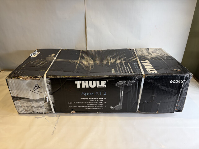 THULE APEX XT 2 HANGING BIKE HITCH EASY FOLD RACK CARRIES 2 BIKES 9024XT