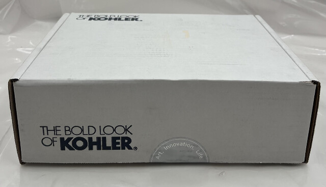KOHLER MACH TRIPOINT DC 1.28 GPF MATTE BLACK TOILET FLUSH VALVE 10TD00N10-BL