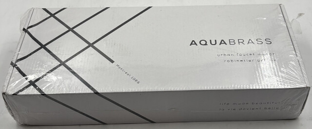 AQUABRASS MADISON ELECTRO BLACK SINGLE-HOLE LAVATORY FAUCET 86014EBK