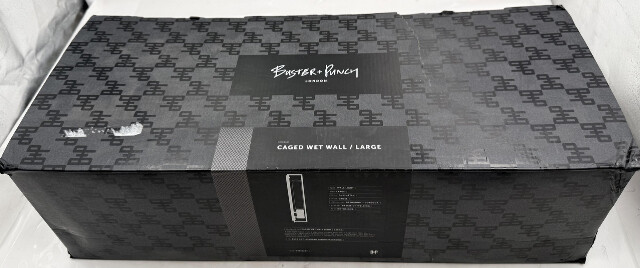 BUSTER + PUNCH NCA-352527 CAGED WET WALL LARGE GUN METAL SCONCE