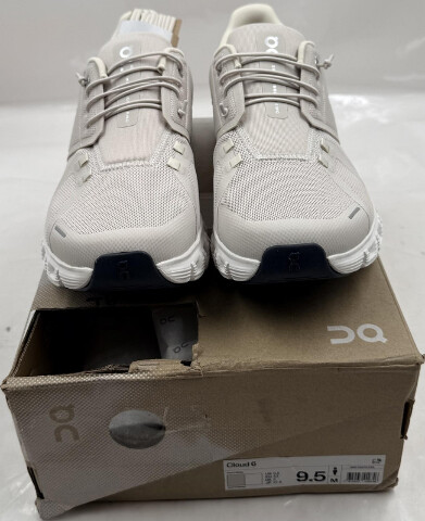 ON CLOUD 6 RUNNING 3MF10070755 PEARL/WHITE MENS SZ 9.5 EU 43 ATHLETIC SHOES