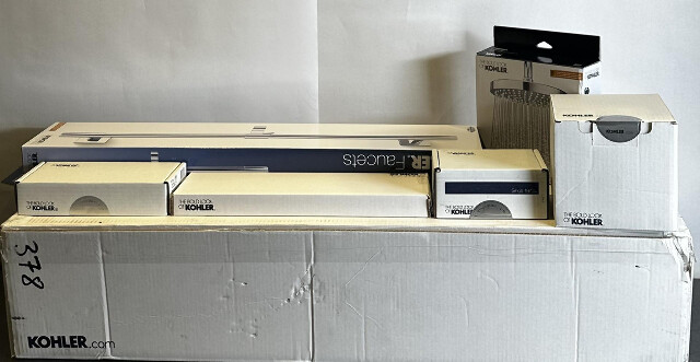 KOHLER AWAKEN K-26914-Y-2MB VIBRANT BRUSHED MODERNE BRASS SHOWER BUNDLE