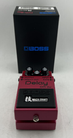 BOSS DM-2W WAZA CRAFT DELAY PEDAL SIGNAL PROCESSOR GUTIAR EFFECTS PEDAL