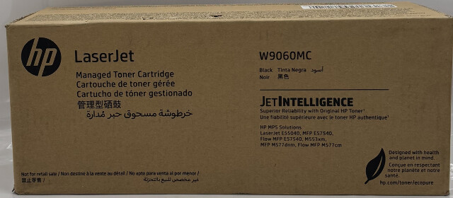 HP GENUINE LASERJET W9060MC BLACK MANAGED TONER CARTRIDGE JETINTELLIGENCE