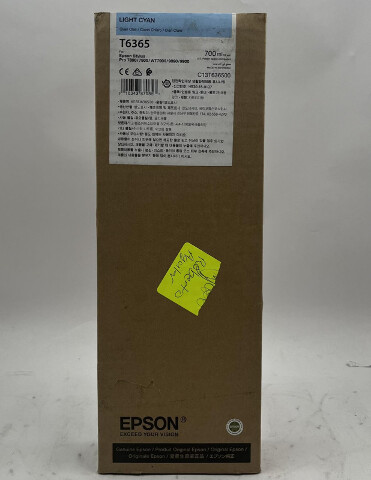 EPSON STYLUS PRO CARTRIDGE LIGHT CYAN T6365 700ML 04/26 2026
