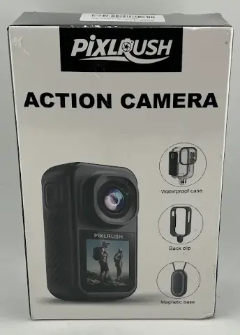 PIXLRUSH 4K MINI POV ACTION CAMERA W WATERPROOF 30 METER CASING B0GJ5RFHQ8