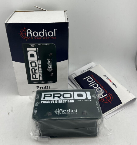 RADIAL ENGINEERING PRODI SINGLE-CHANNEL STEREO PASSIVE DIRECT BOX R800 1100 00