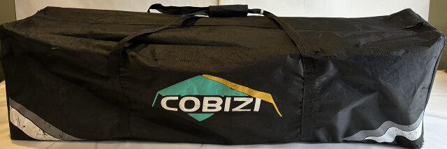 COBIZI 10X10 POP UP CANOPY REPLACEMENT FRAME WHITE STEEL NO TOP NO WALLS W/BAG