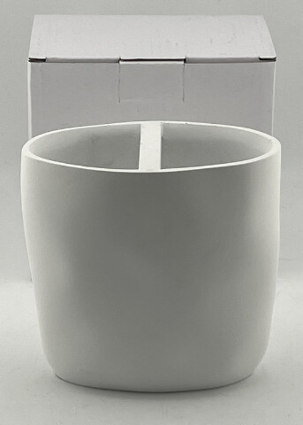KASSATEX NEW YORK MONTECITO ANT-TBH-W WHITE RESIN TOOTHBRUSH HOLDER