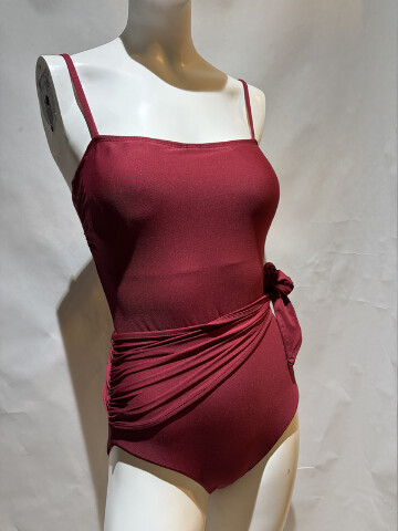 SUNDANCE WOMEN'S ONE PIECE SWIMSUIT SP23-S-3015-ZDL COLOR ZINFANDEL SZ 8