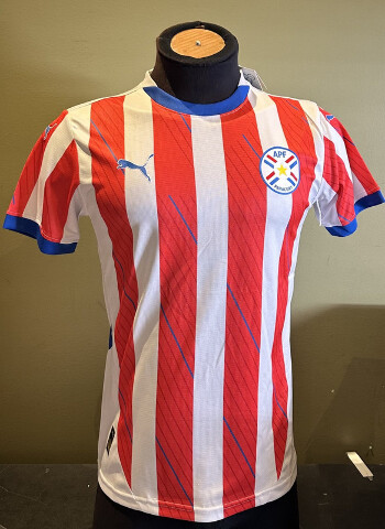 PUMA 744288 01 PARAGUAY NATION TEAM HOME 2024-25 JERSEY SIZE S