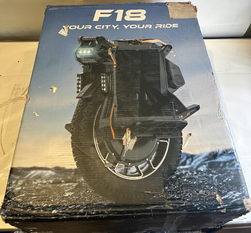 KINGSONG F18 ELECTRIC UNICYCLE 5000W 2664WH 67MPH SUSPENSION EUC BLACK