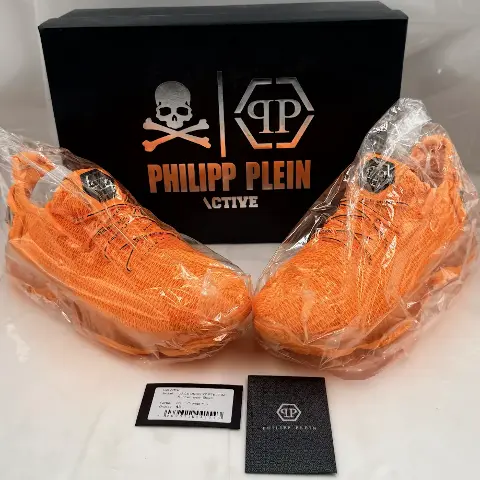 PHILIPP PLEIN ACTIVE RUNNER HYPER $HOCK UACS USC0077 PTE003N 86 ORANGE S 43 SHOE