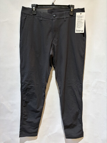 LULULEMON MEN'S ABC CLASSIC-FIT TROUSER 34" X 34L WARPSTREME LM5AQZS BLK BLACK