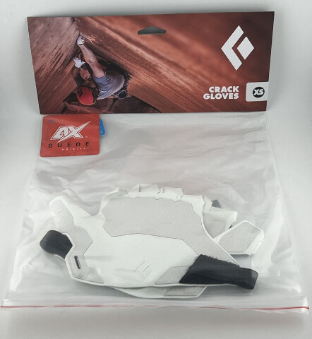 BLACK DIAMOND BD8018691006XS_1 CRACK GLOVES WHITE UNISEX ROCK CLIMBING GLOVES XS