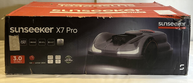 SUNSEEKER ELITE X7 PRO 3 ACRE AWD HIGH CAPACITY WIRE FREE ROBOTIC LAWN MOWER