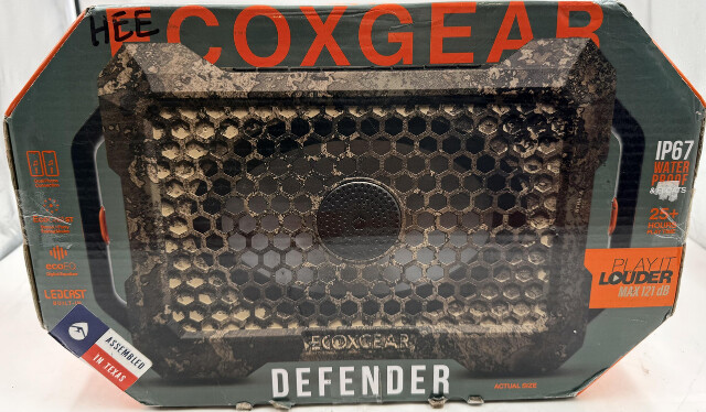 ECOXGEAR GDI-EXDFNR22 DEFENDER WATERPROOF PORTABLE BLUETOOTH SPEAKER TRUETIMBER