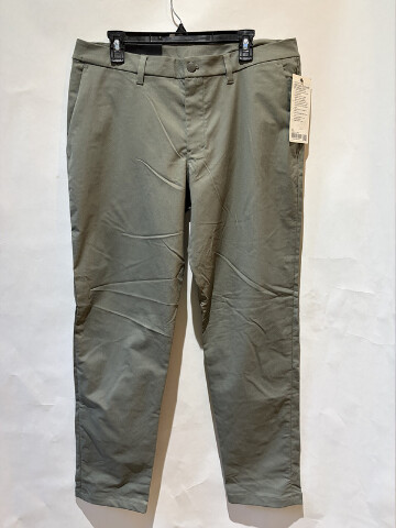 LULULEMON MEN'S ABC CLASSIC-FIT TROUSER SMOOTH TWILL 35 X 34L" LM5B11S SAGE GREEN