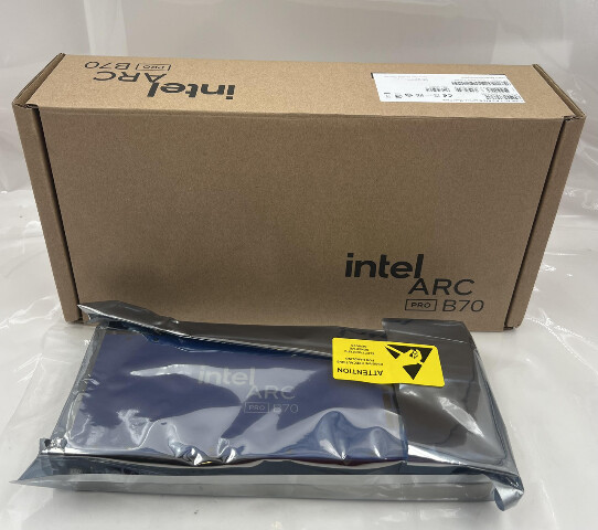 INTEL ARC PRO B70 PROFESSIONAL WORKSTATION GRAPHICS CARD 32GB 33P01IB0BB FOR AI