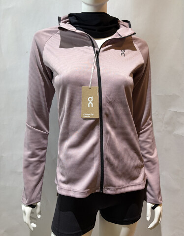 ON CLOUD RUNNING WOMENS CLIMATE ZIP HOODIE SIZE M MEDIUM 1WE10334390 COLOR HERON
