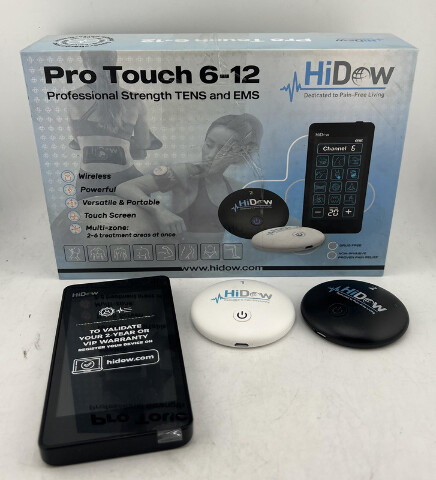 HI-DOW PRO TOUCH 6-12 WIRELESS RECHARGEABLE MASSAGER TOUCHSCREEN