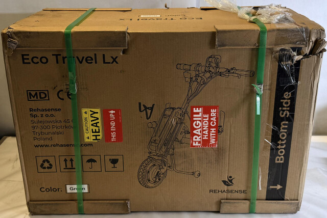 REHASENSE ECO TRAVEL LX POWER ADD-ON LIGHTWEIGHT WHEELCHAIR MOTOR ASSIST - GREEN