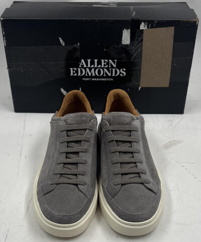ALLEN EDMONDS OLIVER 1 GREY SUEDE 6916 MENS SIZE 9 D