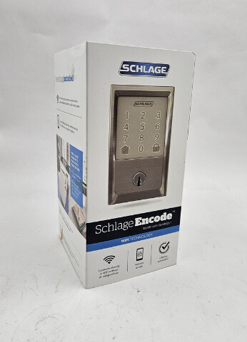 SCHLAGE BE489WBCEN619 ENCODE SMART WIFI DEADBOLT