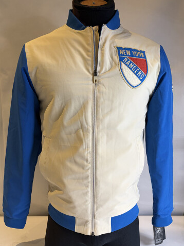 NHL MEN'S NEW YORK RANGERS AUTHENTIC PRO BOMBER JACKET SIZE M MEDIUM NWT